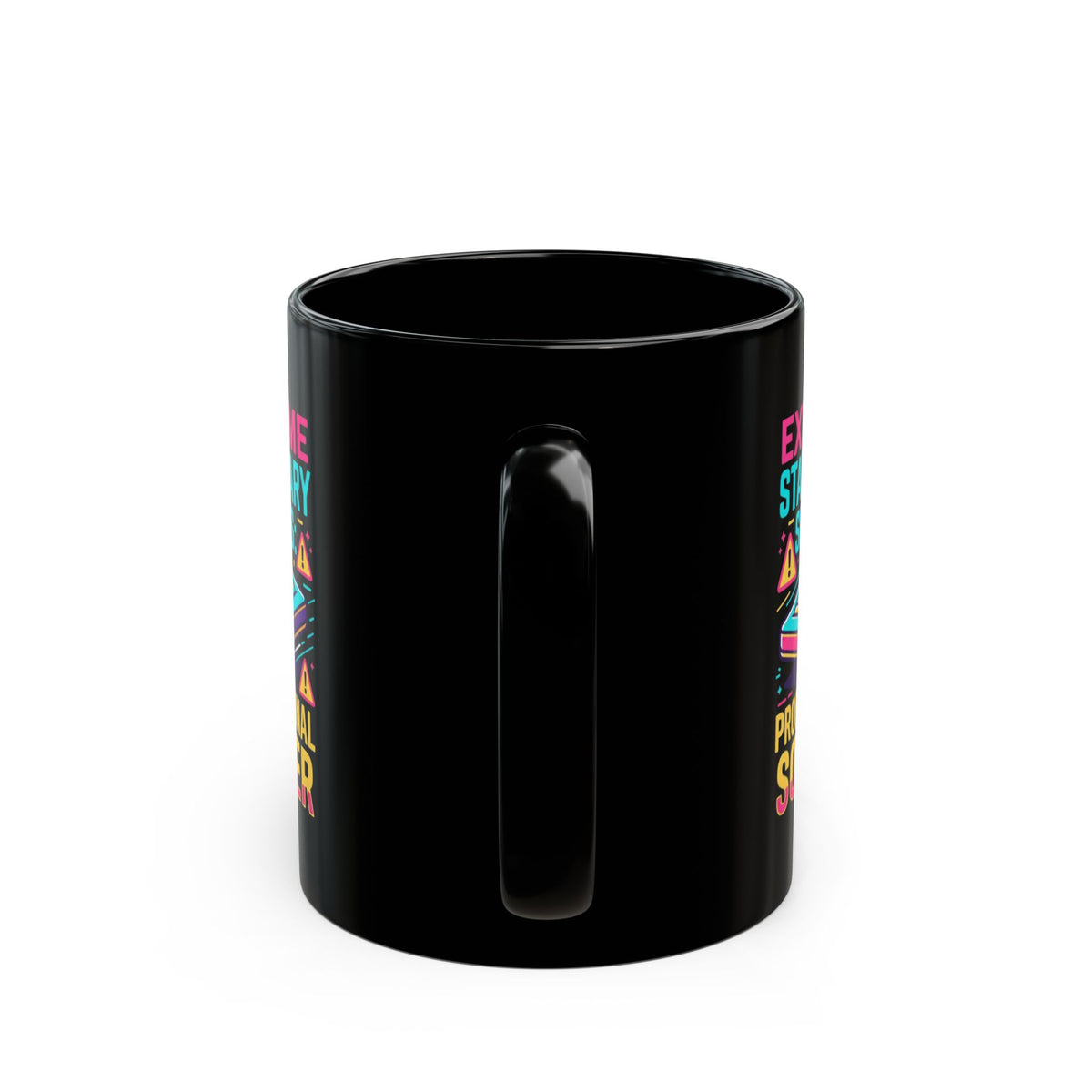 "Professional Soaker" Black Ceramic Mug