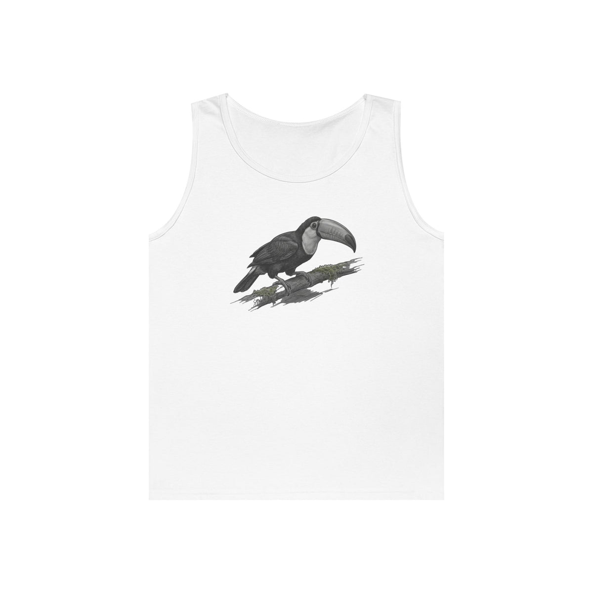 "Pencil Sketch Art Toucan" Tank Top