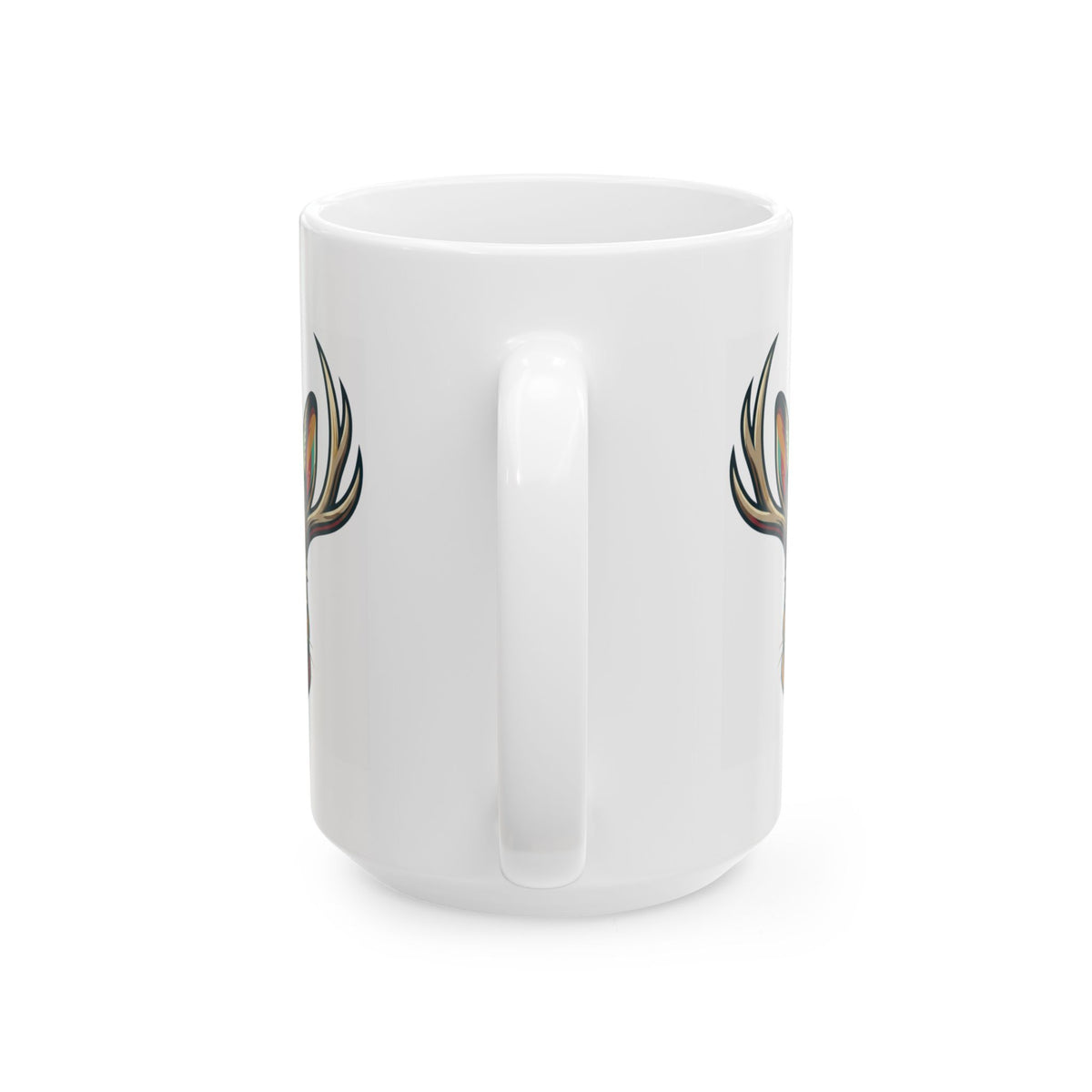 "Jackalope (American Folklore)" White Ceramic Mug — Graphic