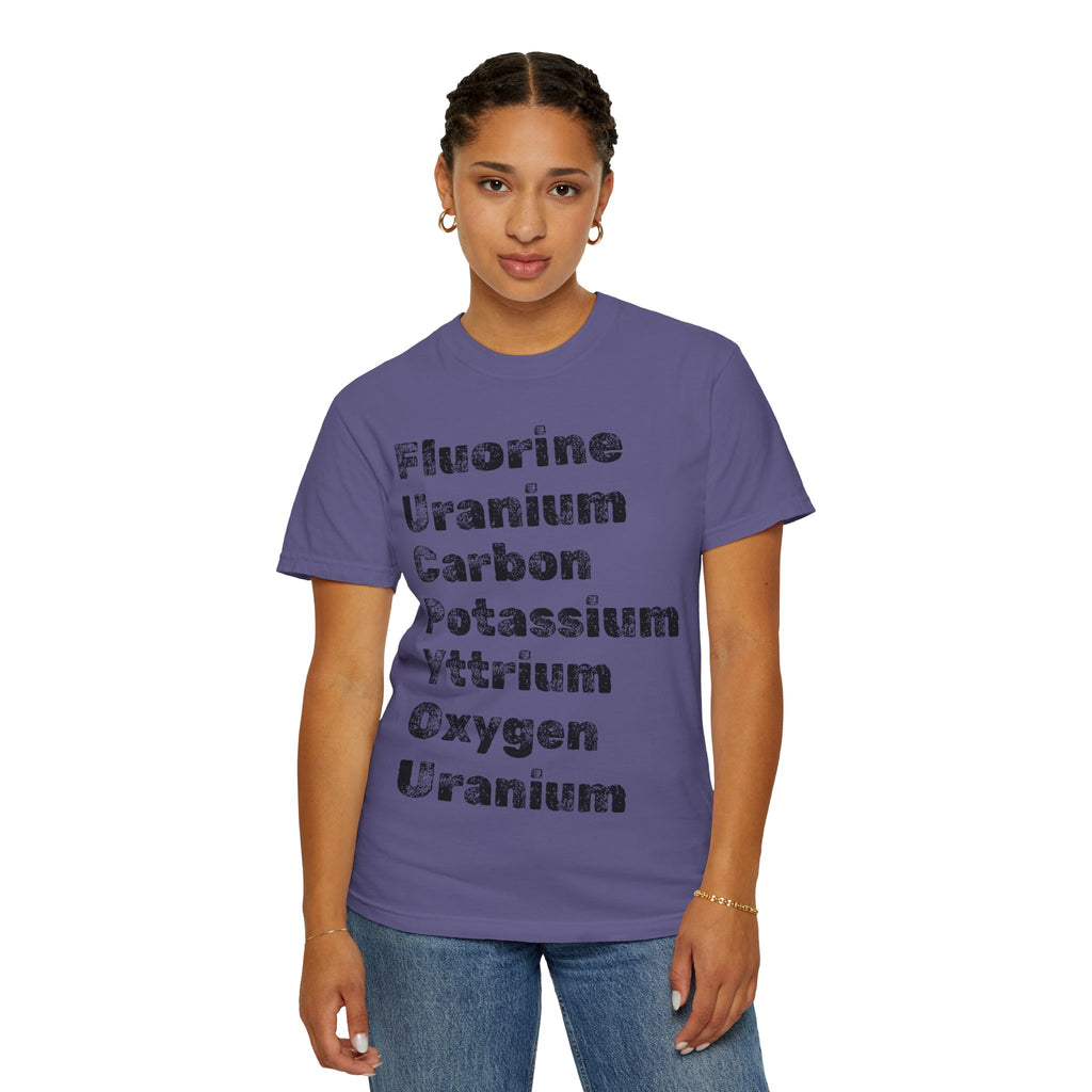 "Periodic Salt" Unisex Garment-Dyed T-shirt