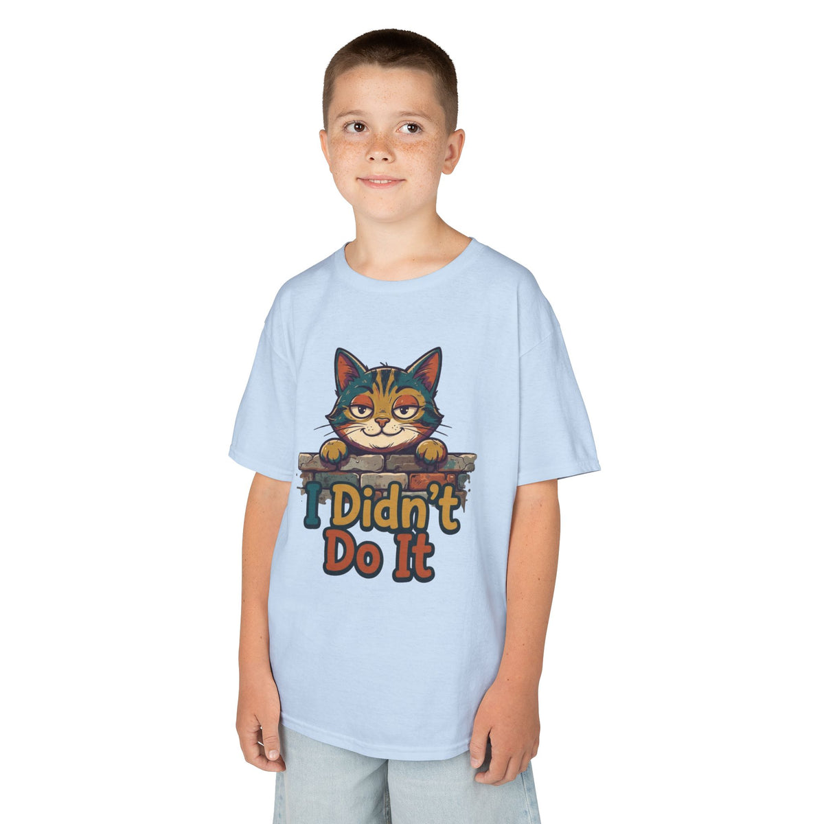 Color: Light Blue | I Didn't Do It Kids Tee