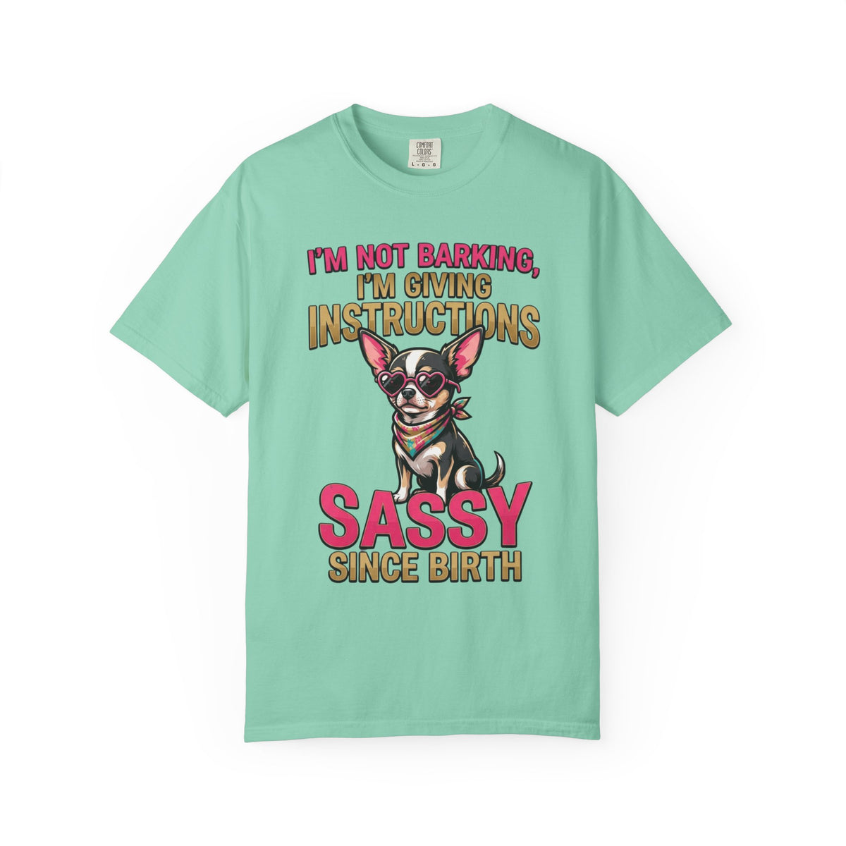 Color: Island Reef | Sassy Since Birth Unisex Garment-Dyed Tee