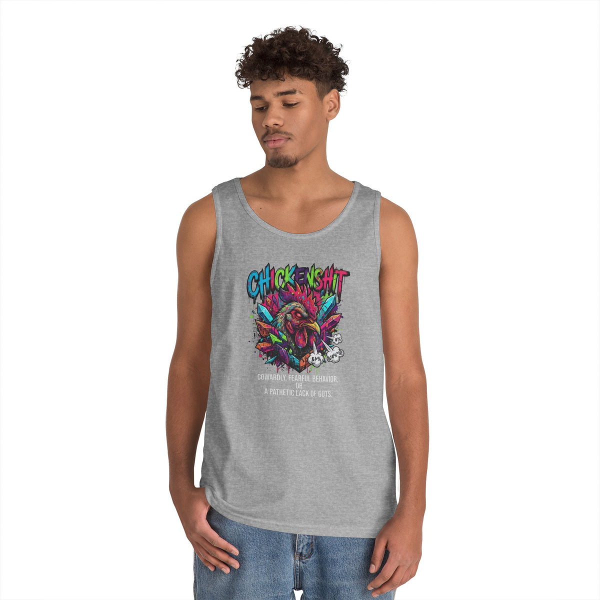 Color: Sport Grey | Chickenshit Tank Top
