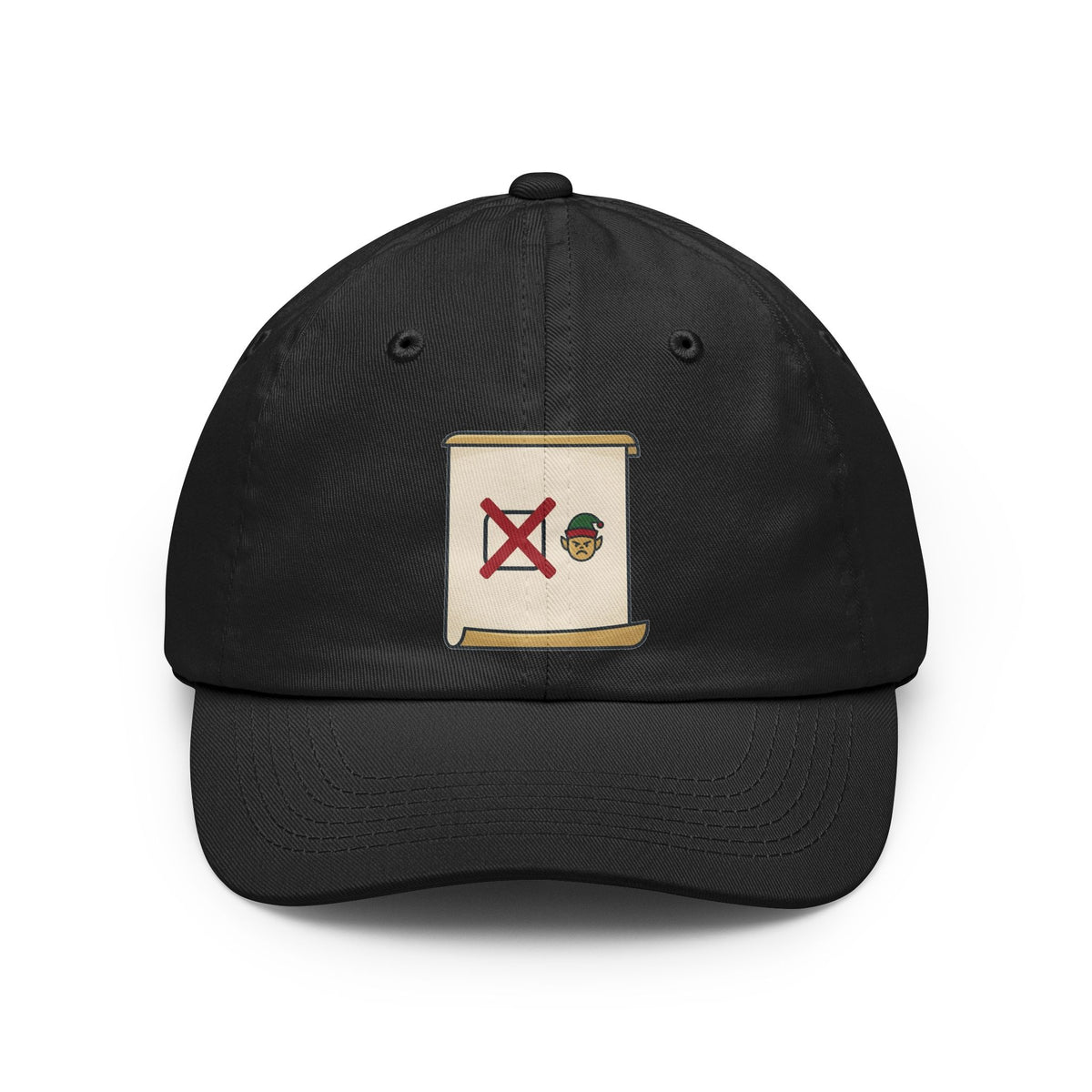 Color: Black | Checking It Twice Dad Hat