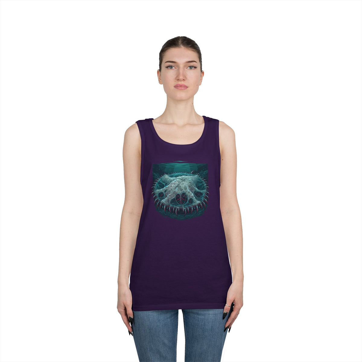 Color: Purple | El Cuero-The Hide (South American Folklore) Tank Top