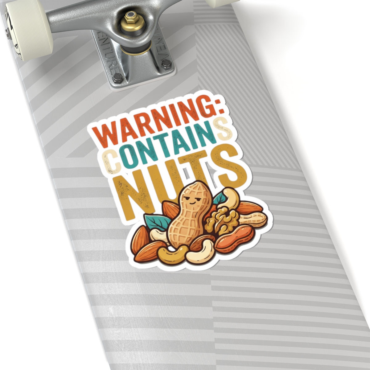 "Warning Contains Nuts" Sticker — Main