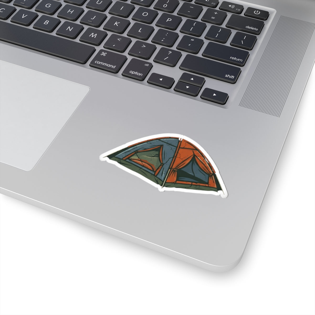 "Pitching A Tent Is My Only Cardio" Sticker