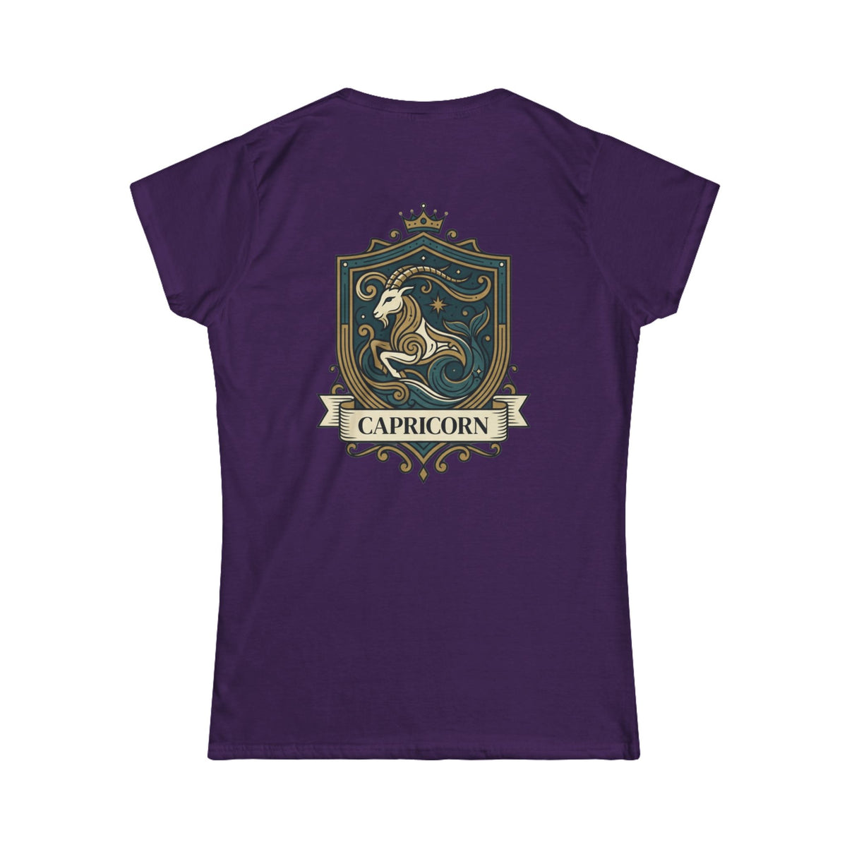 "Capricorn- The Sea-Goat Crest" Women's Tee