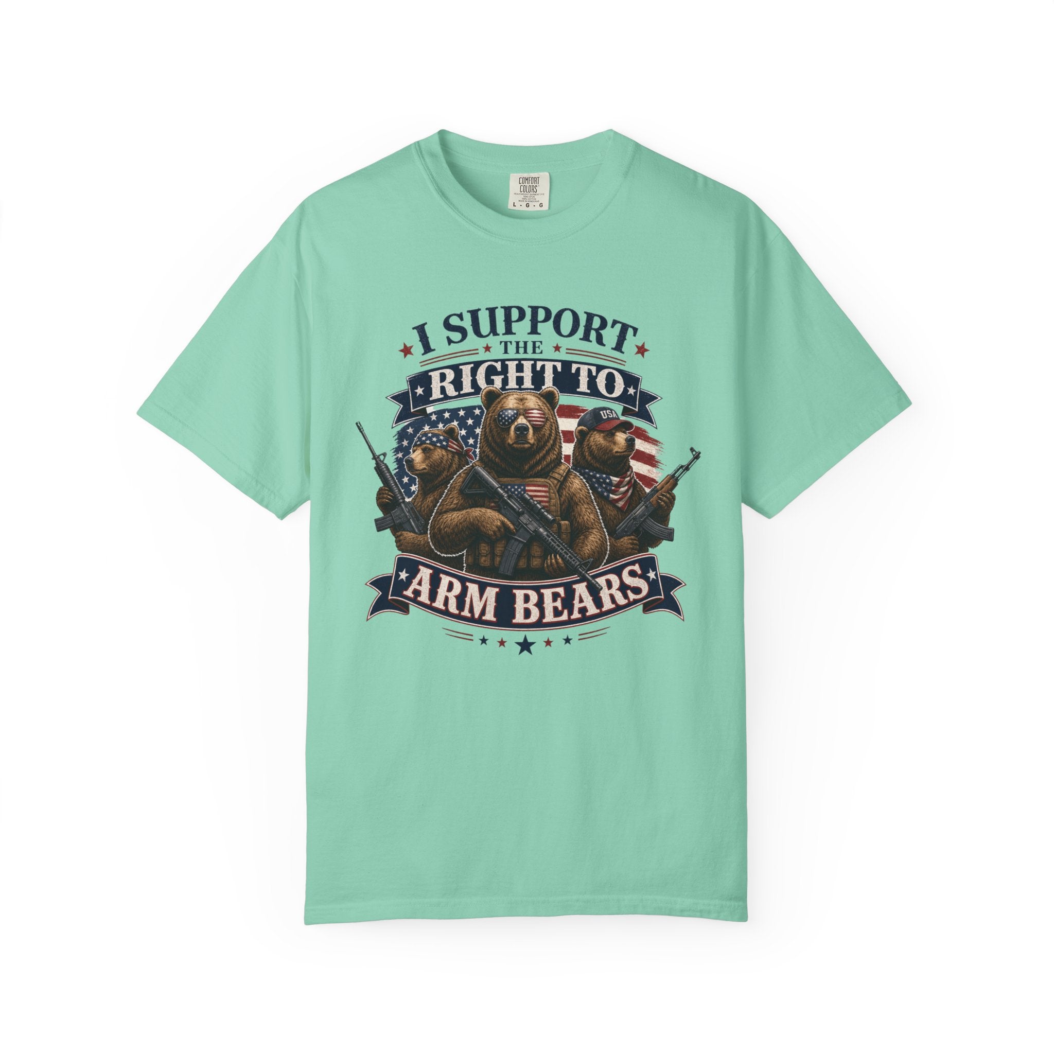 "Armed Bears" Unisex Garment-Dyed Tee