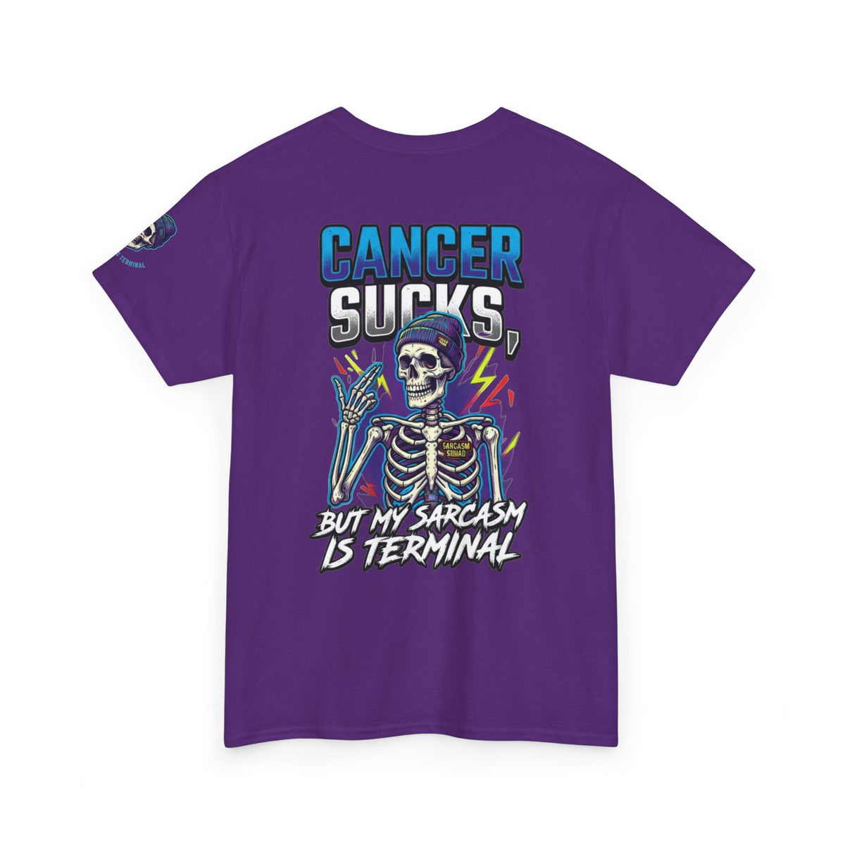 Cancer Sucks But My Sarcasm Is Terminal Premium Graphic Tee