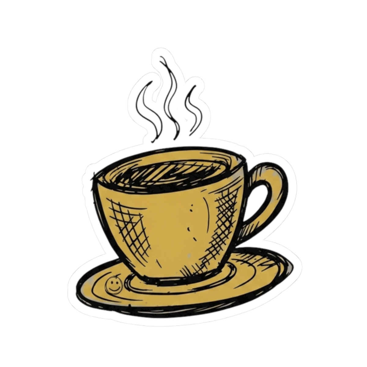 "Happy Coffee" Sticker