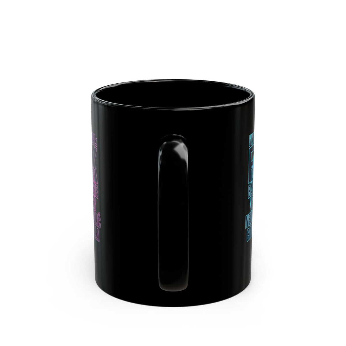 "I'm Multilingual" Black Ceramic Mug
