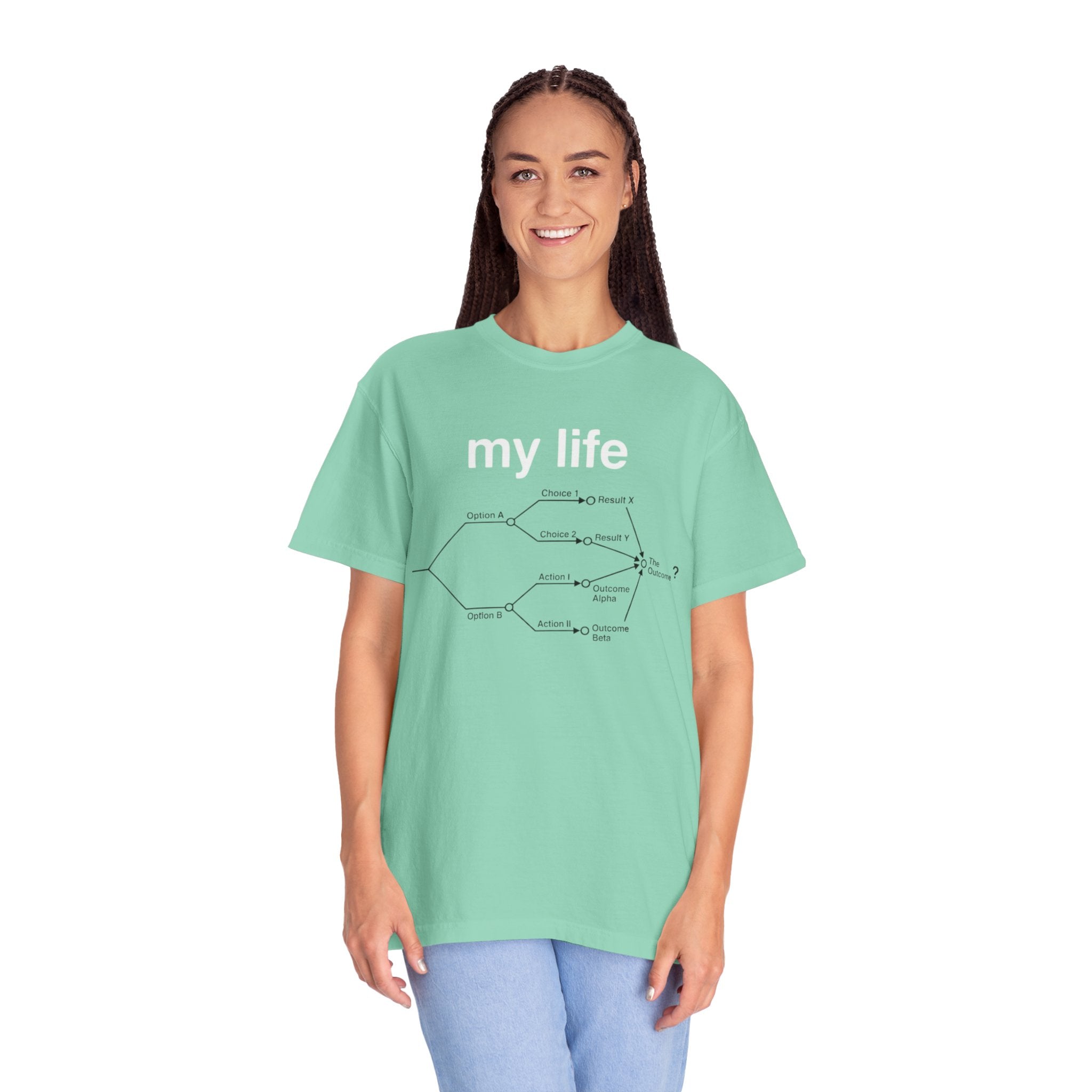 "My Life Decisions" Unisex Garment-Dyed T-shirt