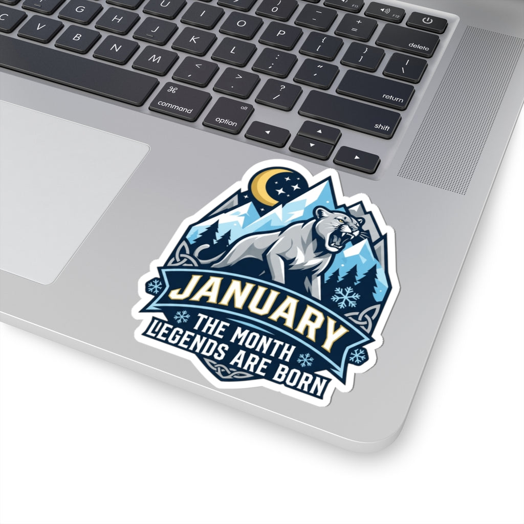 "January Legend" Sticker