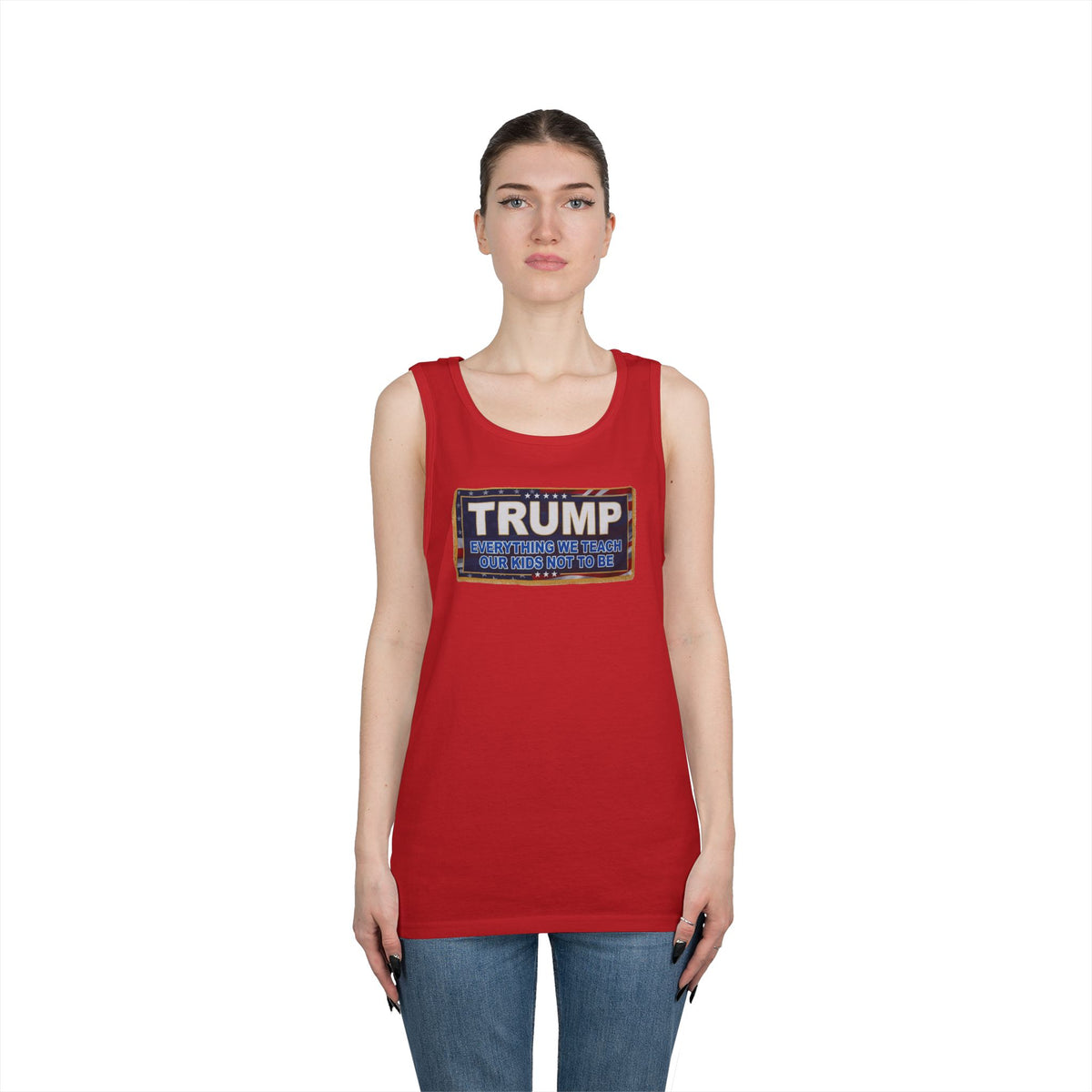 "Trump Teach Our Kids" Tank Top
