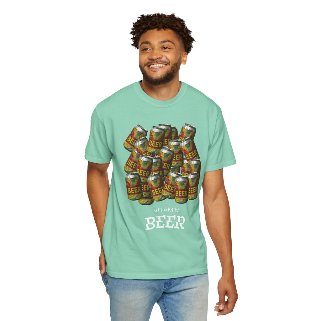 "Vitamin Beer 5" Unisex Garment-Dyed T-shirt