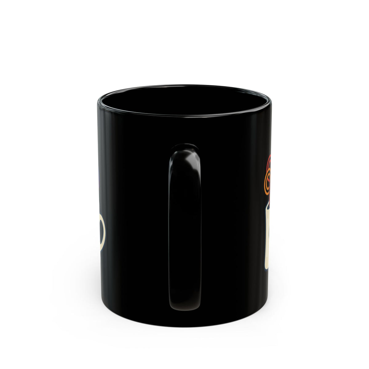 "Strong Loud Extra Steamy" Black Ceramic Mug — Graphic