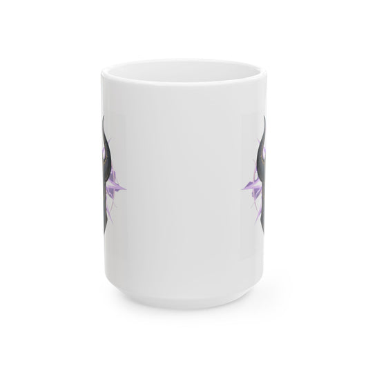 "I Cause Satan Nightmares" White Ceramic Mug — Graphic