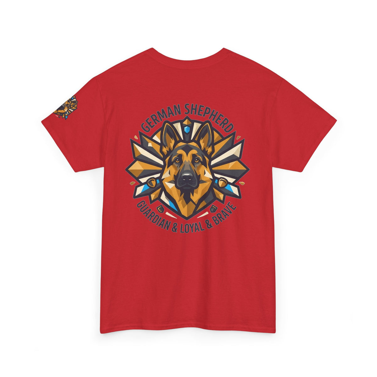 "German Shepherd Guardian Loyal Brave" Premium Graphic Tee