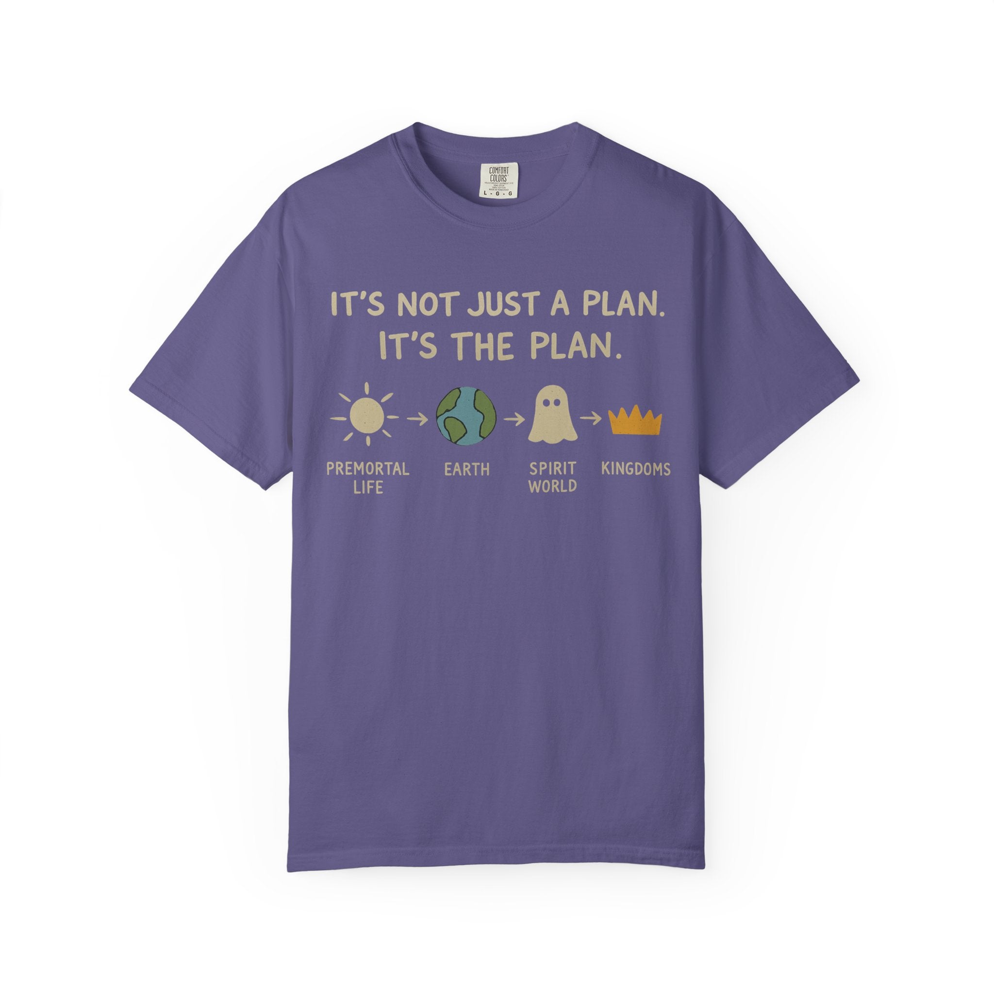 "It's The Plan" Unisex Garment-Dyed T-shirt