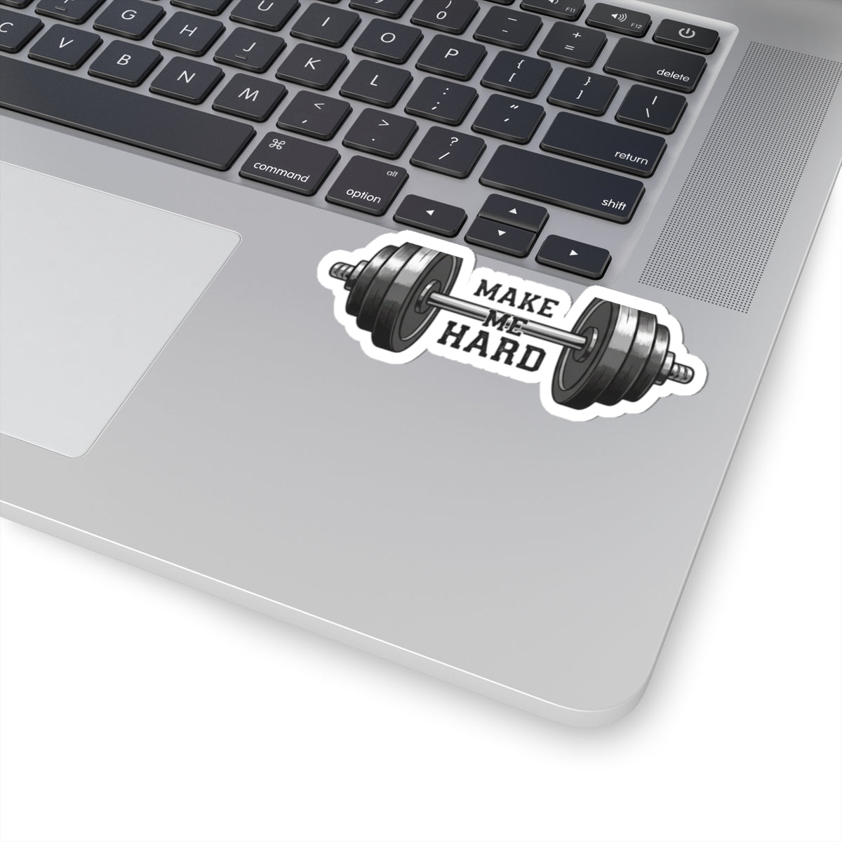 Make Me Hard - Morning Demands | Kiss-Cut Sticker — AttitudeShirts