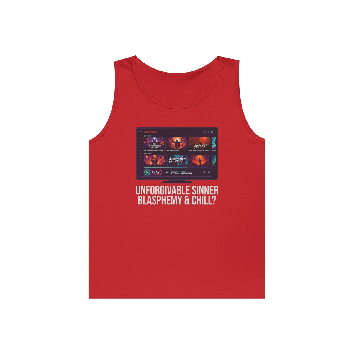 "Good Book Series Blasphemy & Chill" Tank Top