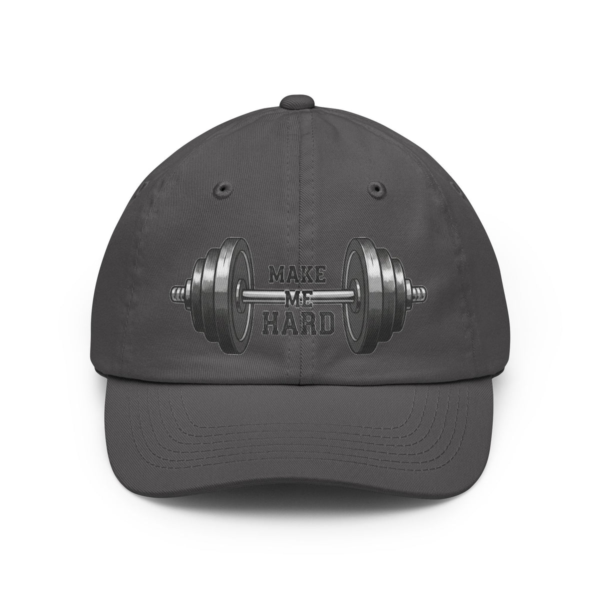 Color: Charcoal | Make Me Hard - Morning Demands | Dad Hat — AttitudeShirts