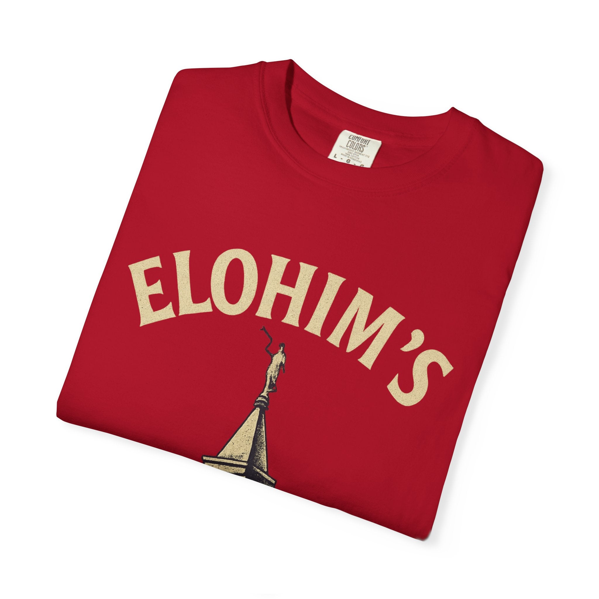 "Elohim's Favorite Apostate" Unisex Garment-Dyed T-shirt