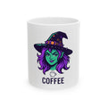 "Witch Better Have My Coffee" White Ceramic Mug — Graphic