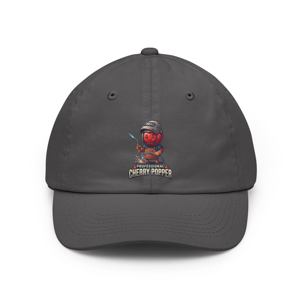 Color: Charcoal | Professional Cherry Popper Dad Hat