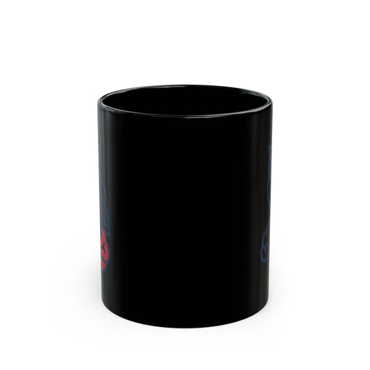 "Make America Think Again" Black Ceramic Mug — Graphic