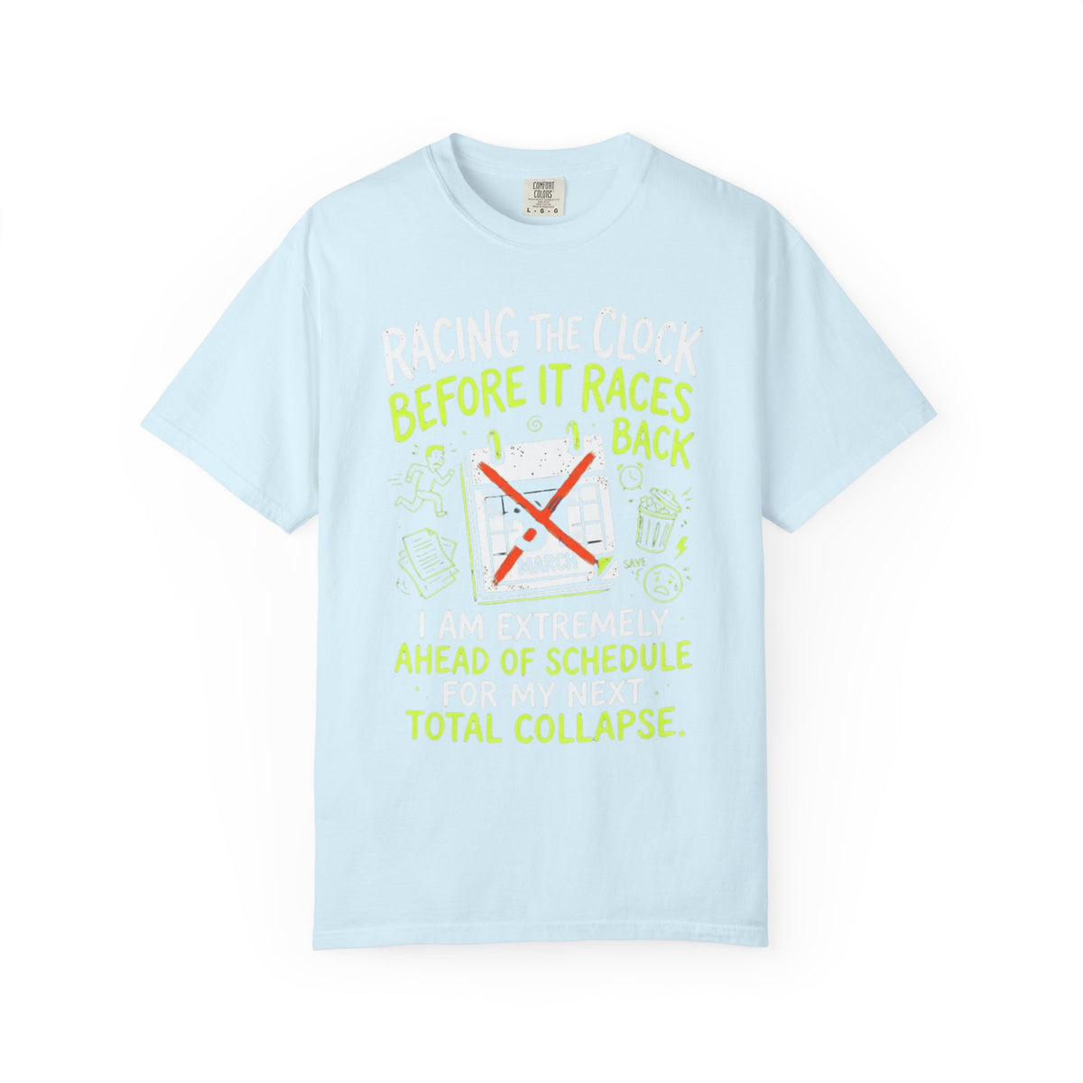 Color: Chambray | Total Collapse Unisex Garment-Dyed Tee
