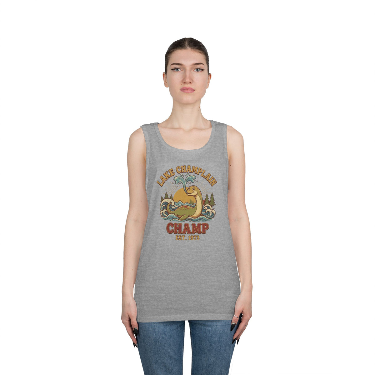 Color: Sport Grey | Champ (Lake Champlain) Tank Top