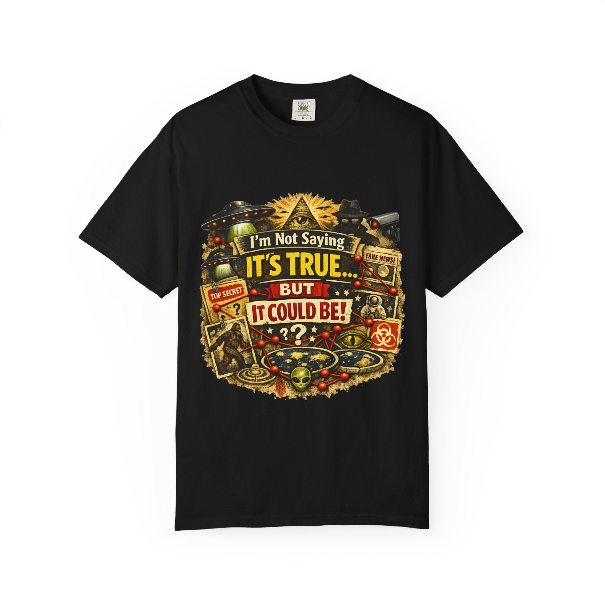 Just Sayin' Plausible Deniability Tee | Garment-Dyed Tee — AttitudeShirts