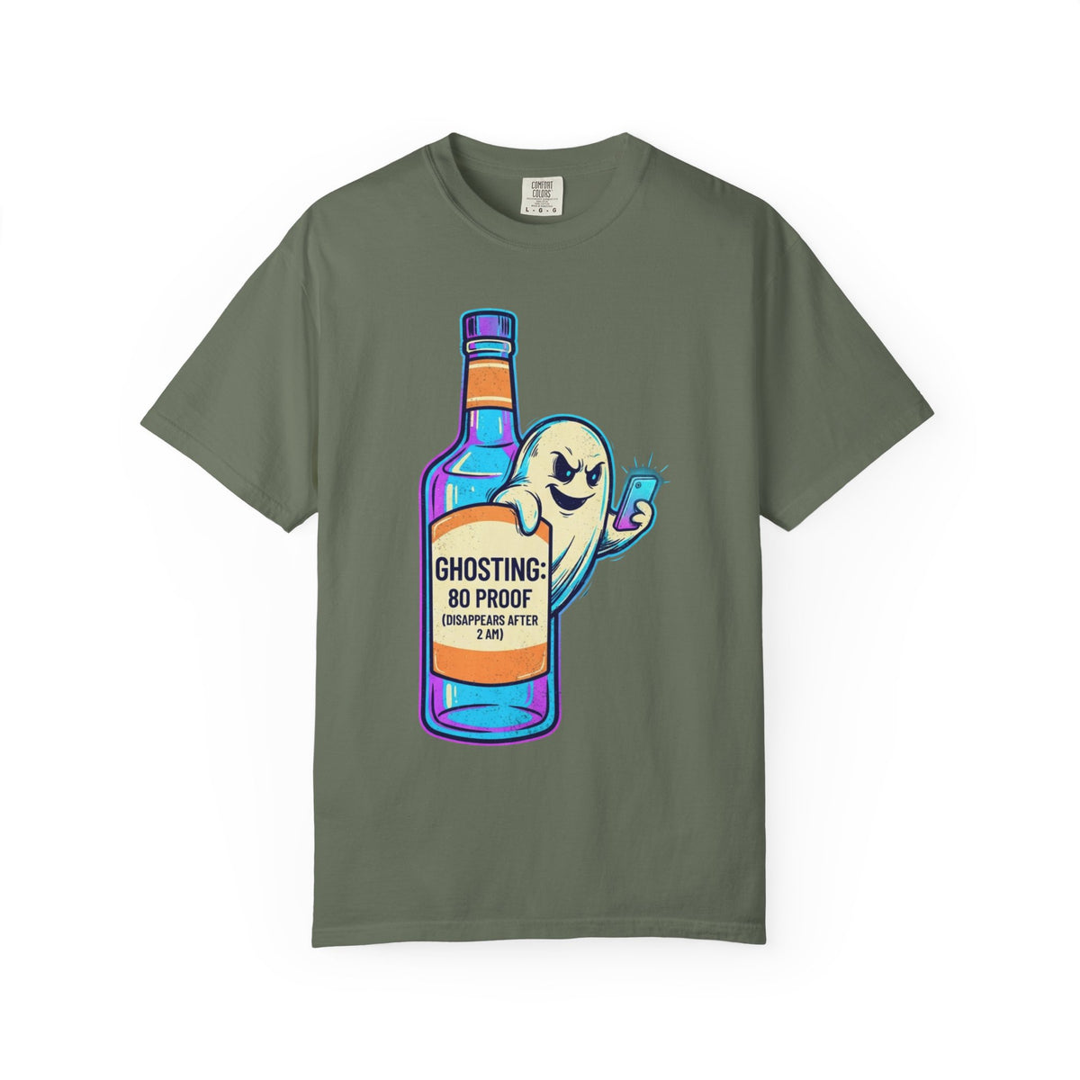"Ghosting" Unisex Garment-Dyed Tee