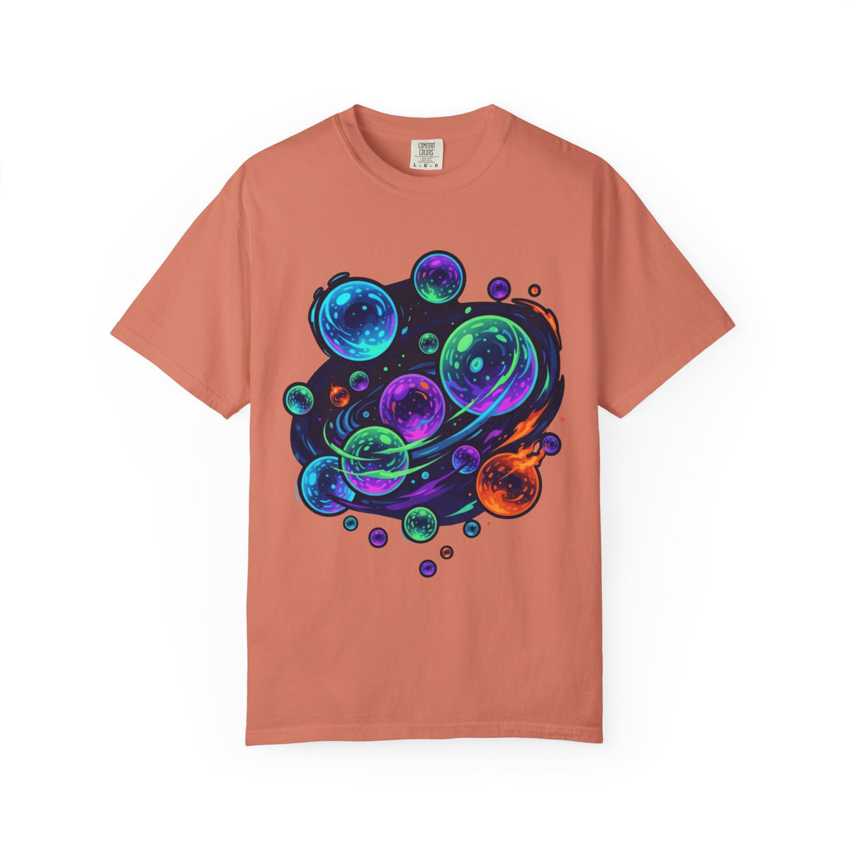 Color: Terracotta | MinMin Lights (Australian Folklore) Unisex Garment-Dyed Tee