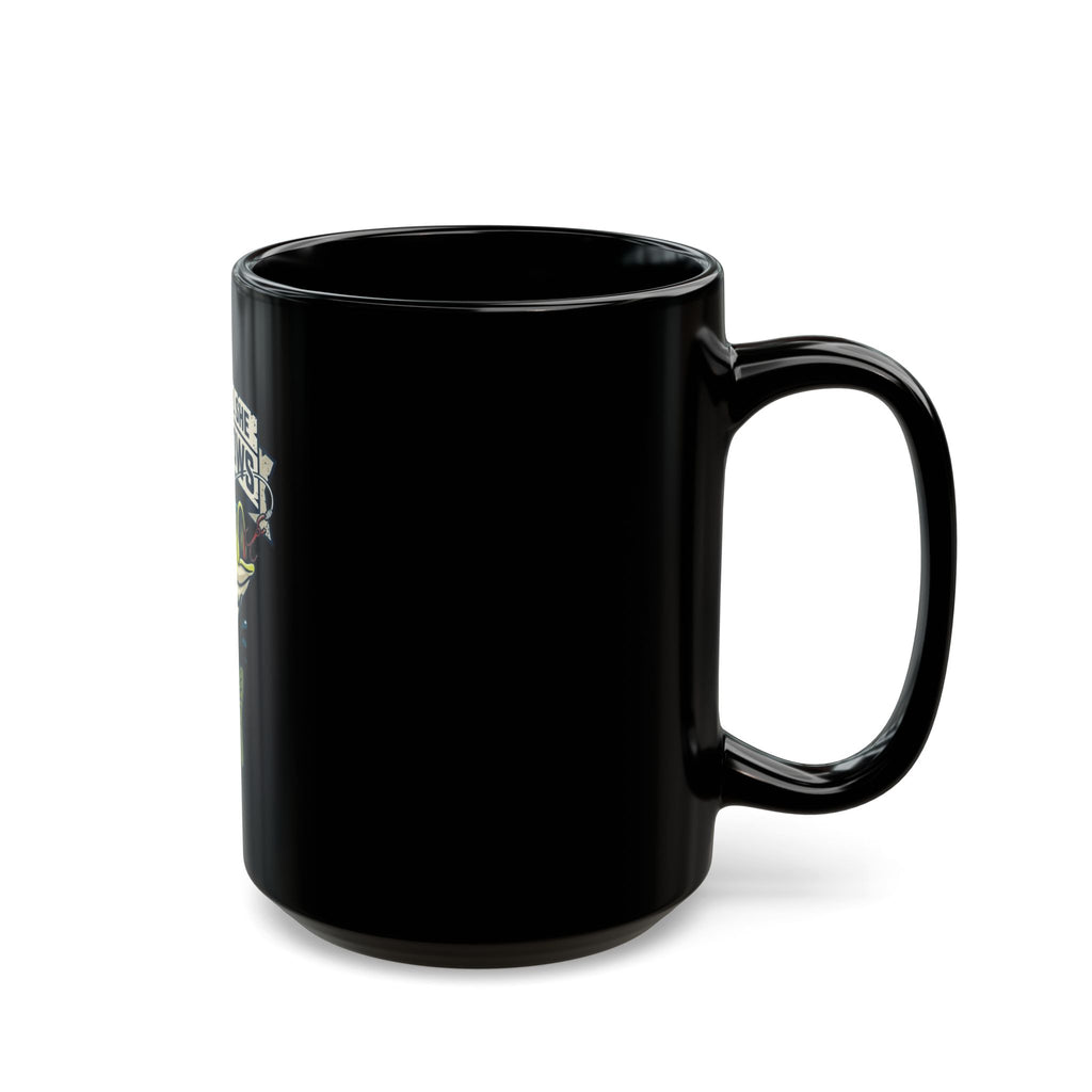 "Jerk Until She Swallows" Black Ceramic Mug