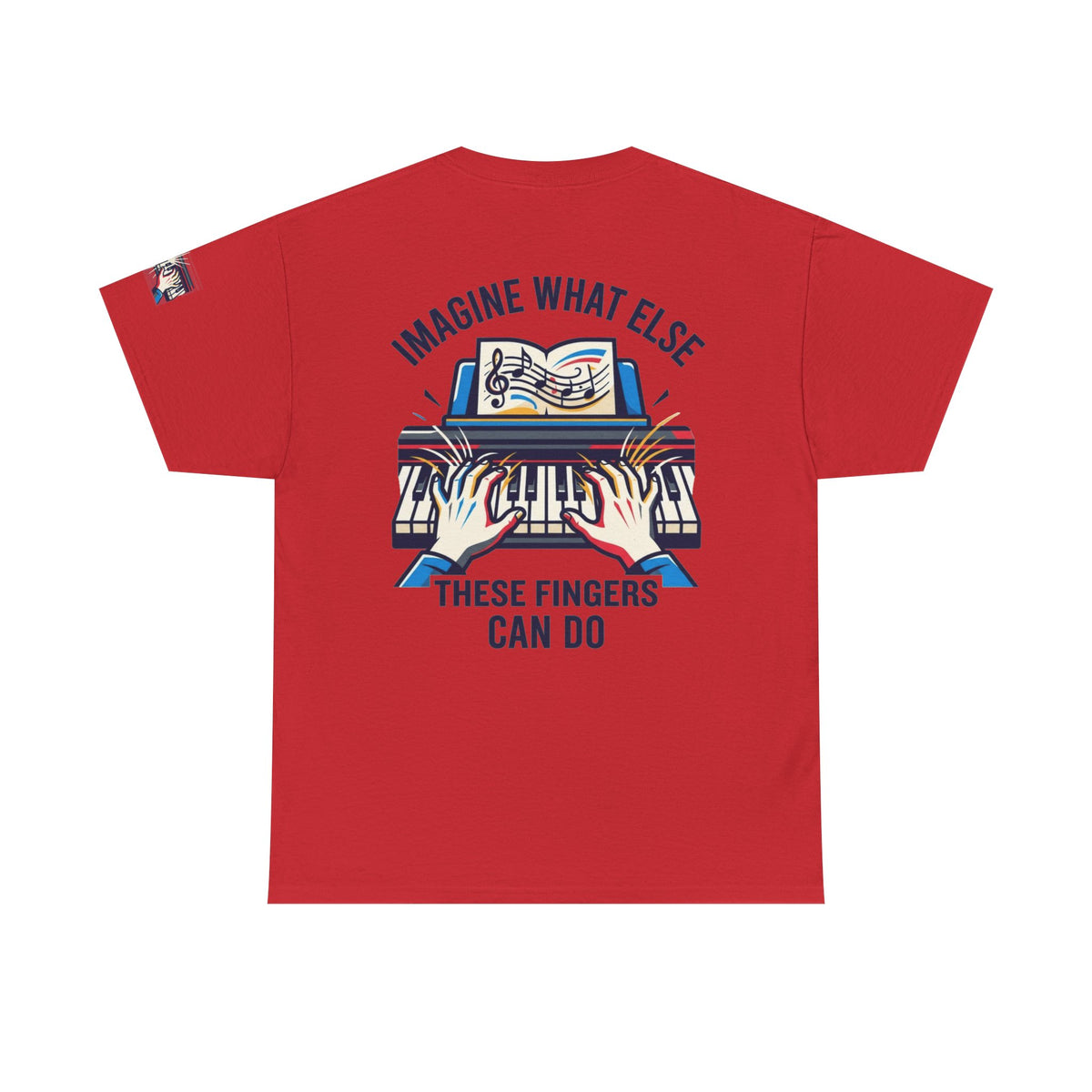 Color: Red | Imagine What Else These Fingers Can Do Premium Graphic Tee