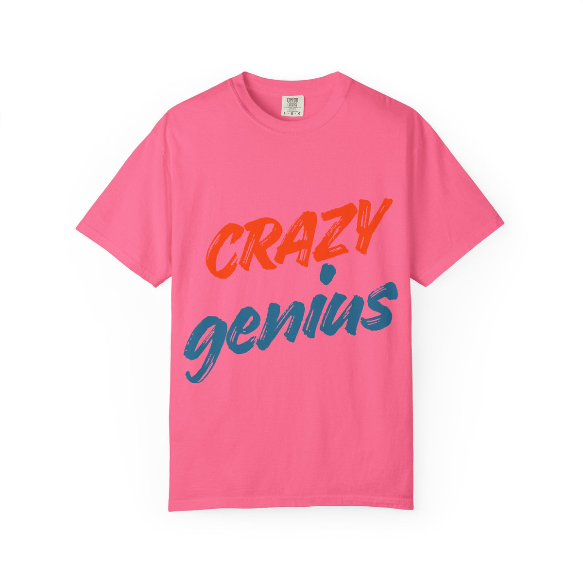 Color: Crunchberry | Crazy Genius Unisex Garment-Dyed T-shirt
