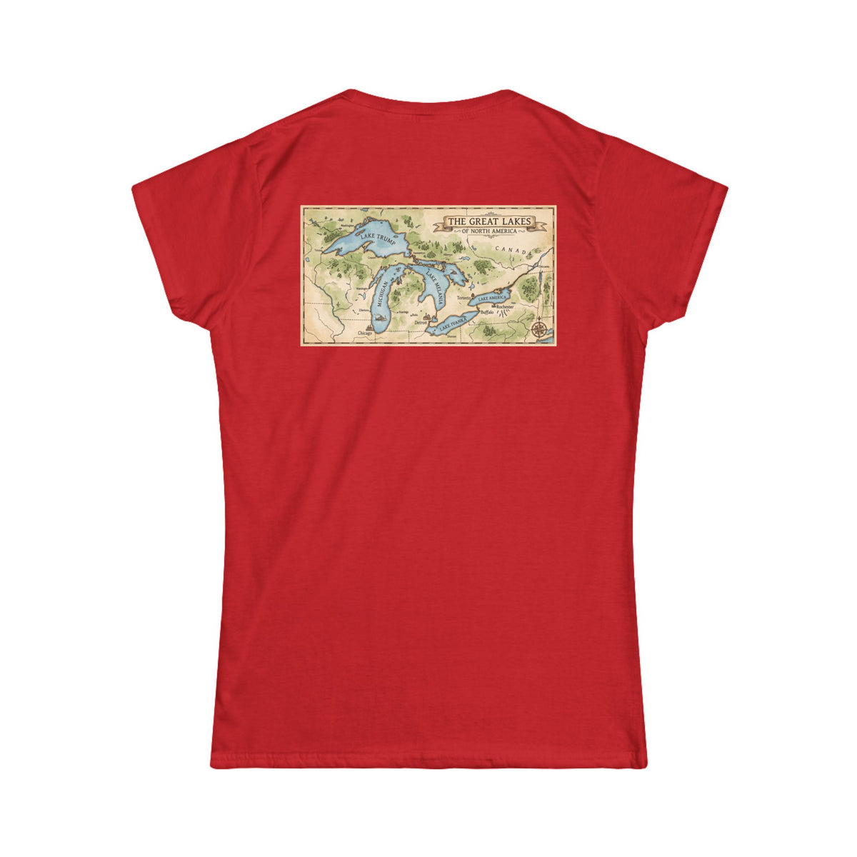 Color: Red | 51st State Great Lakes Women's Tee