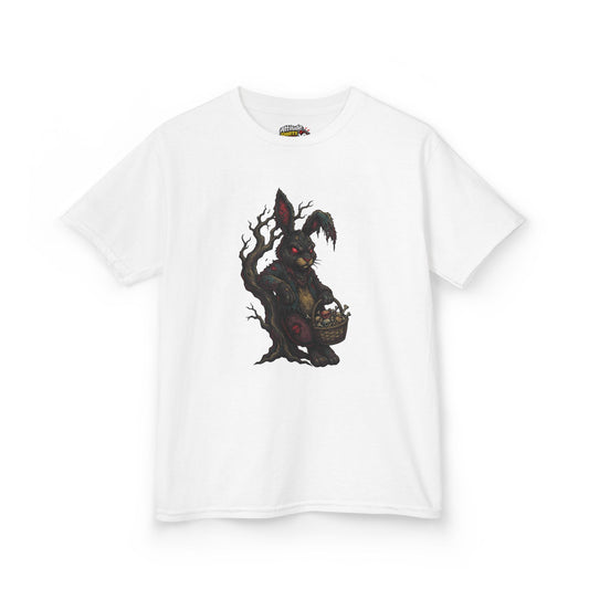 Color: White | Zombie Bunny Kids Tee