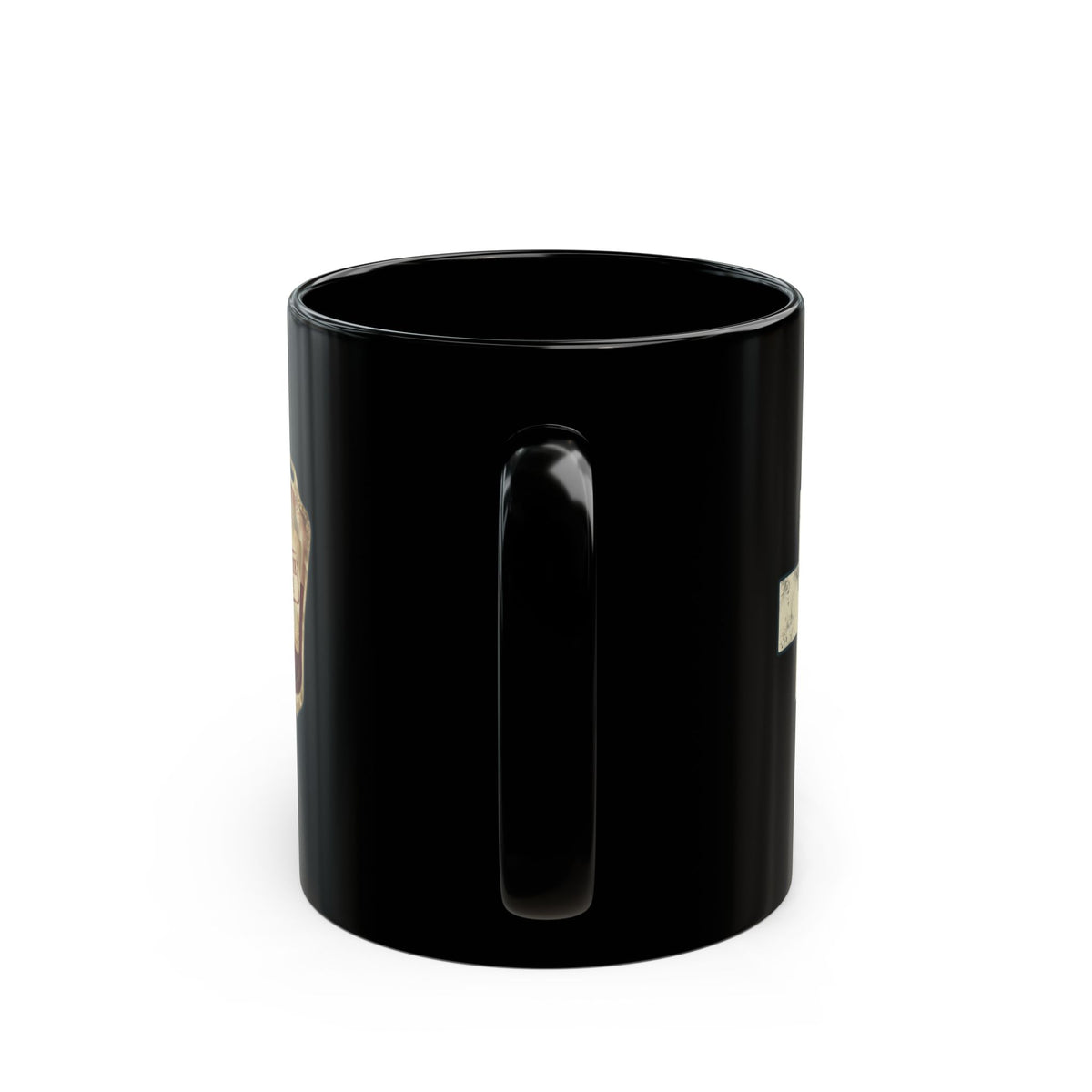 "Blood Type" Black Ceramic Mug — Graphic