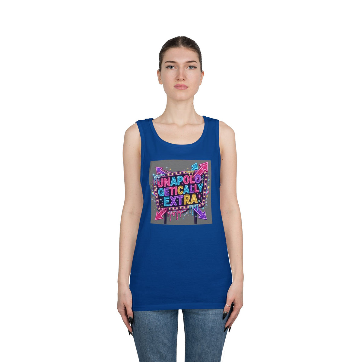 Color: Royal | Unapoligetically Extra Tank Top