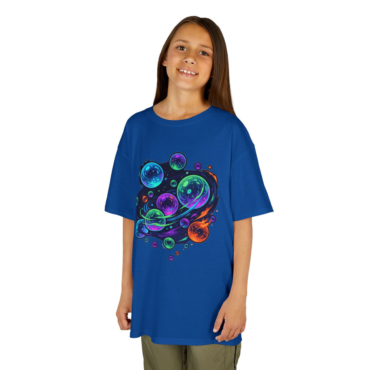 Color: Royal | MinMin Lights (Australian Folklore) Kids Tee