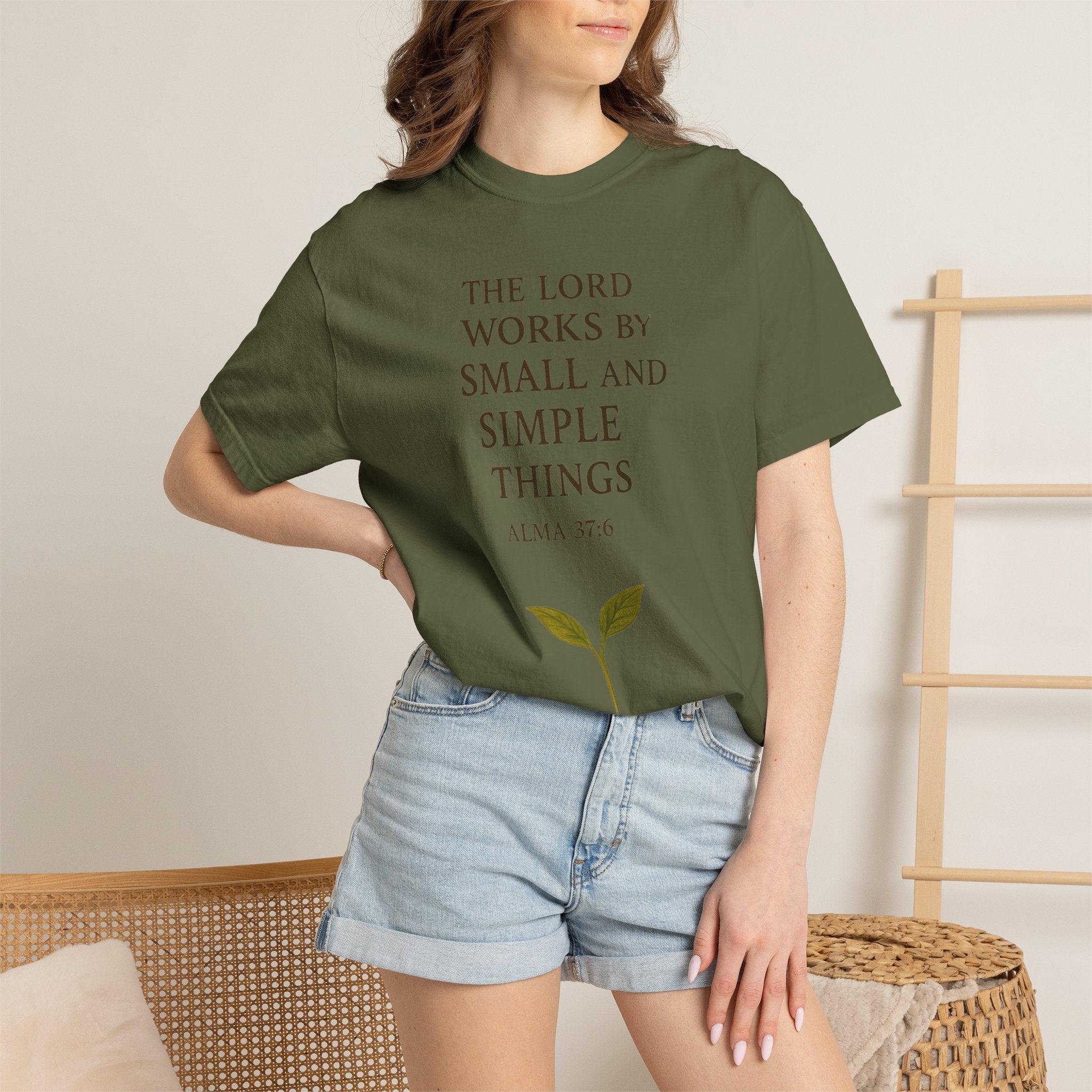 "Small and Simple Things" Unisex Garment-Dyed T-shirt