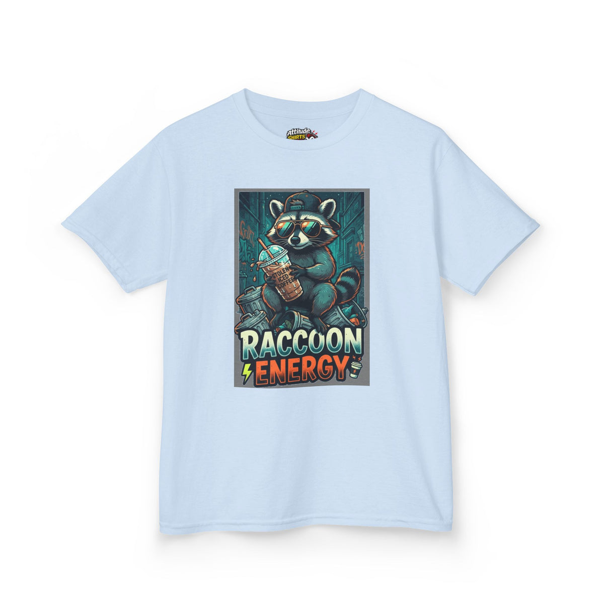"Raccoon Energy" Kids Tee