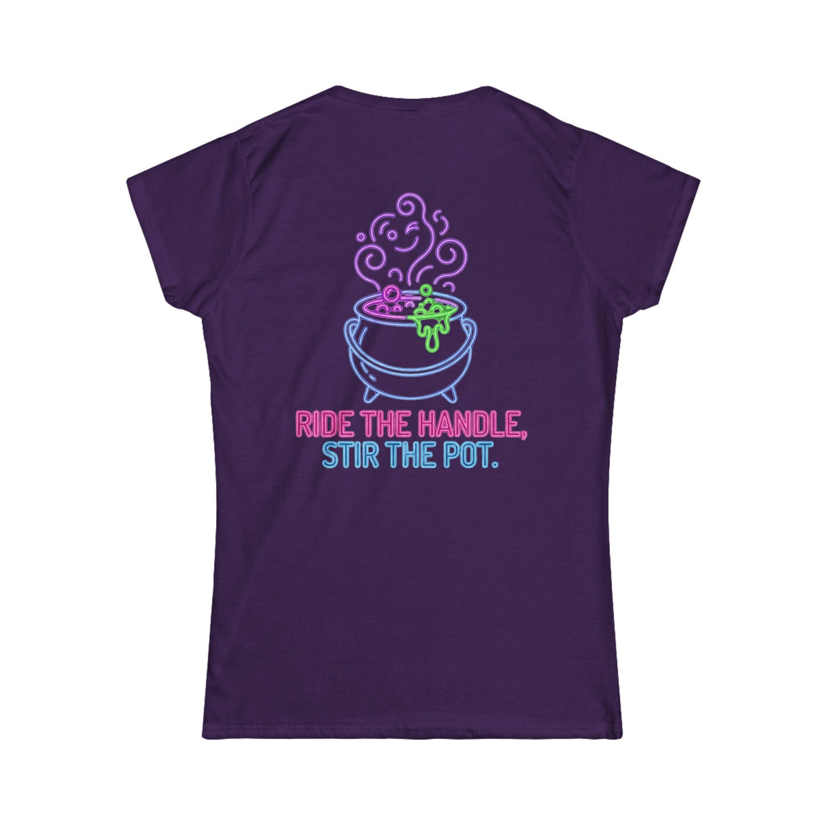 Color: Purple | Ride The Handle, Stir The Pot Women's Tee