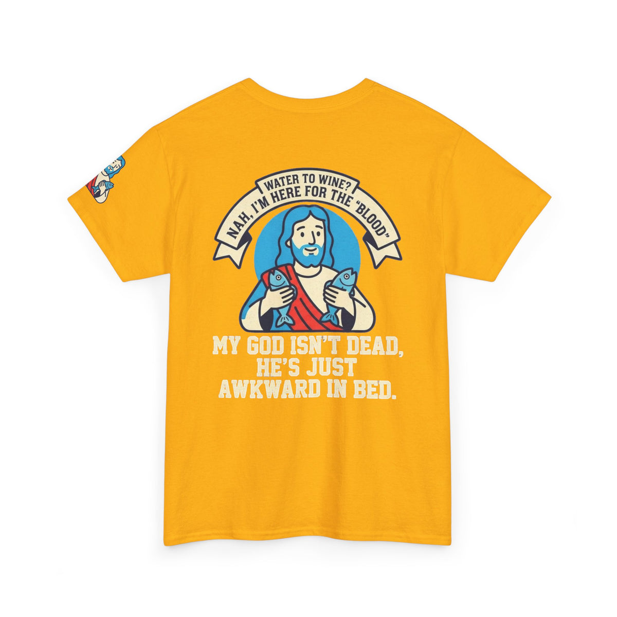 "Good Book Series Not Dead Awkward In Bed" Premium Graphic Tee