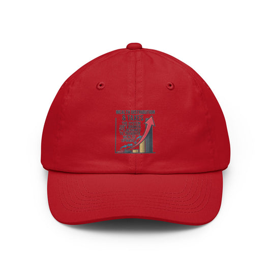 Color: Red | Protest Series - Follow The Money Dad Hat
