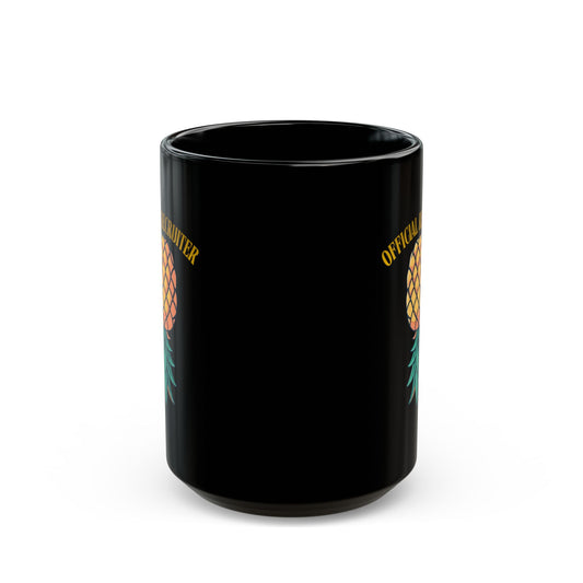 "Official Recruiter" Black Ceramic Mug